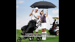 Customer Review about Double Canopy Golf Umbrella Black [upl. by Posehn603]