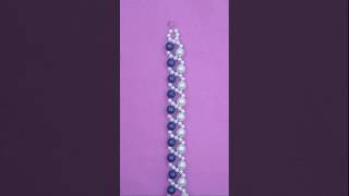 Diy pearl bracelet  pearlbeading pearl beads beadedbracelet [upl. by Ydal]