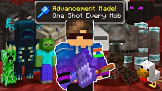 I killed every MOB with the MACE in Minecraft pe  mcpe survival serise [upl. by Aneloaup560]