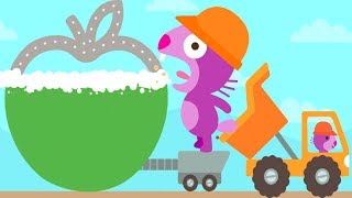 Sago Mini Trucks amp Diggers Cartoon Games  Fun Children Play Sago Mini Pet Learn Build Color House [upl. by Gwendolen]