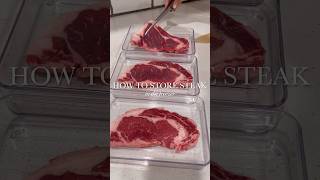 How to store steak in freezer organizationasmrfreezer [upl. by Libby359]