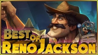 Hearthstone Best of Reno Jackson Funny and lucky Rng Moments [upl. by Fabyola]