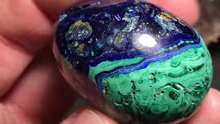 Azurite malachite egg [upl. by Benedict]