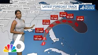 Hurricane Idalia continues to strengthen on expected path to Florida [upl. by Ming790]