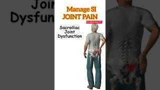 Sacroiliac joint pain low back pain shorts [upl. by Kynthia]