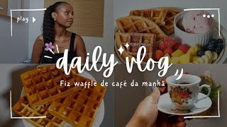 🌸Sextafeira 🧇🍯 café da manhã com waffle [upl. by Metzger754]