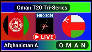 Oman vs Afghanistan A Match 3 Afghanistan A and Hong Kong A tour of Oman Live Cricket Score [upl. by Noiek517]