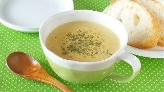 How to Make Japanese Corn Cream Soup Vegetarian Recipe 豆乳クリームコーンスープの作り方 レシピ [upl. by Aidahs708]