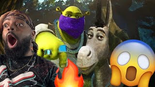 SHREK AND DONKEY RAP NOW  Blorg  MY SWAMP Official Music Video Reaction [upl. by Buffum298]