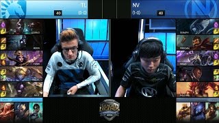 NV vs TL Game 2 Highlights  TEAM ENVY vs TEAM LIQUID NA LCS Week 1 Summer 2016 [upl. by Ethbinium]