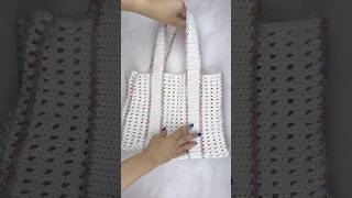 Tutorial for this crochet beach bag will be up on my channel soon See yah 🥰 crochetbeachbag [upl. by Brok501]