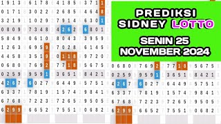 prediksi sydney LOTTO hari ini Senin 25 NOVEMBER 2024tarikan Paito Sydney sdy LOTTO [upl. by Lev]