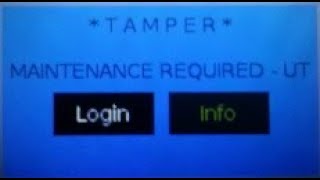 VERIFONE ENGAGE V240M TAMPER MESSAGE REMOVAL [upl. by Ailen]