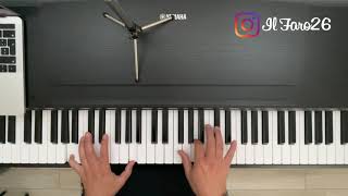 COME SUONARE LA CURA DI FRANCO BATTIATO  Accordi pianoforte e tutorial IL FARO26 [upl. by Otilia]