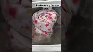 Prelavado y lavado parte1 parte1 asmr tips asmrvideo cleaning parati shorts satisfying [upl. by Nemraciram]