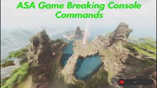 ASA Game Breaking Console commands [upl. by Kelci]