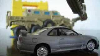 Transformers Movie Deluxe Bonecrusher early stopmotion [upl. by Ybeloc878]