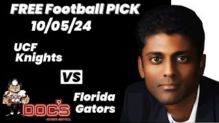 Free Football Pick UCF Knights vs Florida Gators Prediction 1052024 College Football Free Picks [upl. by Ateloiv]