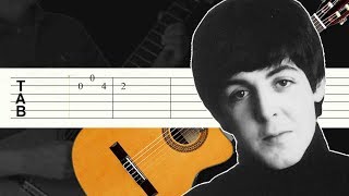 And I Love Her  The Beatles  Guitarra Tutorial  Tablatura [upl. by Darcia]