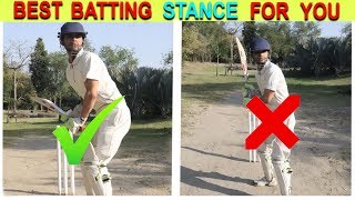 How to Take a Proper Batting Stance in Cricket  Cricket Tips For Beginners [upl. by Peer]