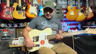 2024 Squier Affinity Telecaster Olympic White REVIEW AND DEMO fender [upl. by Eatnoed]