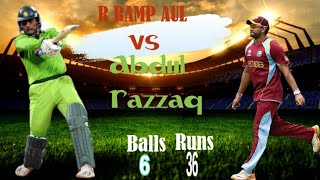 Abdul Razzaq and R PampAul 6 Six In The Over [upl. by Sedrul]