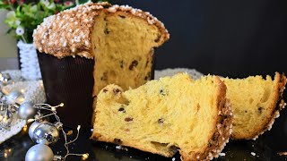 Panettone con biga  SOFFICE E DELIZIOSO [upl. by Gena]