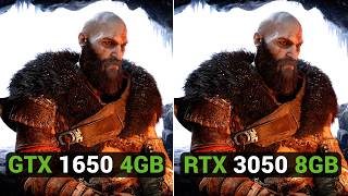 Nvidia GTX 1650 vs RTX 3050 8GB New Games Test 2024 [upl. by Leschen]