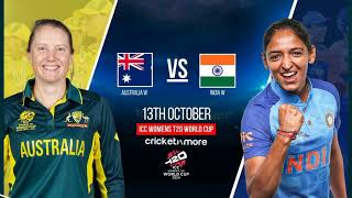 18th T20 WT20 World cup Australia women vs India women [upl. by Eahsan]