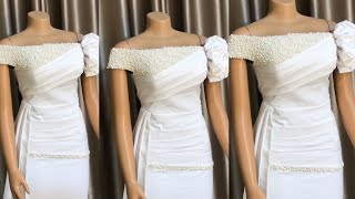 HOW TO BEAD A CIVIL WEDDING DRESS beginner friendly [upl. by Derina]