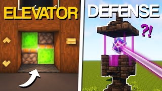 Minecraft 5 New Redstone Builds amp Hacks [upl. by Mosera]