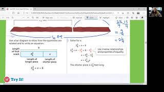 EnVision Math 6 Lesson 45 Write and Solve Equations with Rational Numbers [upl. by Carmela]