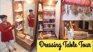 Dressing Table TourDekhiye kis tarah main apni jewellery Bangels or makeup rakhti hu Prakshi [upl. by Anaila]