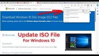 How to Download Windows 10 Update ISO File directly from Microsoft homepage  22H2 [upl. by Attwood]