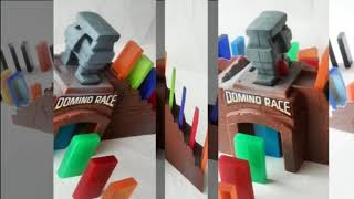 Dominoes toys unboxing sharing [upl. by Refiffej74]