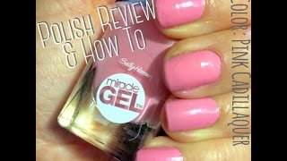 Sally Hansen Miracle Gel Polish HowTo [upl. by Leunamme]