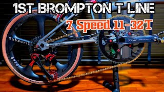 First Brompton T line with 7 speed 1132T [upl. by Harte]