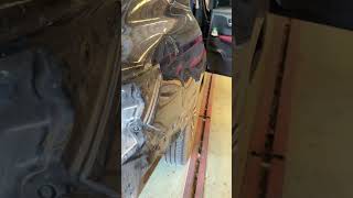 Knock the rear fender of YARIS repaircar automechanic mechanic automobile otomotif car [upl. by Jase]