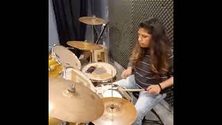 Aaoge Jab Tum  Jab We Met  Female Drummer  Drum Cover [upl. by Inattyrb]