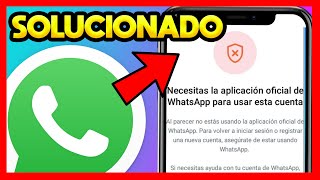 ✅NECESITAS LA APLICACION OFICIAL DE WHATSAPP PARA USAR ESTA CUENTA [upl. by Atlee25]