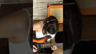 Guitar music lessons guitar cover song tik tok video Black magic women guitar aesthetic guitargirl [upl. by Andrade617]