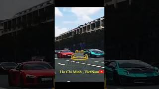 Supercars in VietNam 🏎️ supercars luxurycars superrichviralvideo vietnam luxurylife [upl. by Limbert]