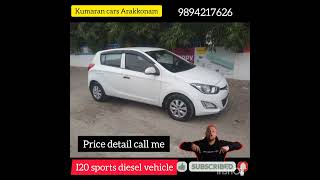 I20 sports diesel vehicle second owner full company maintenancevellorechennaicoimbatoreErodecar [upl. by Nnylkoorb]