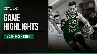 Zalgiris  CBet  Game Highlights  20220118 [upl. by Niwre]