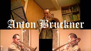 Anton Bruckner Aequale WAB 114 für drei Posaunenfor 3 trombones [upl. by Ak320]