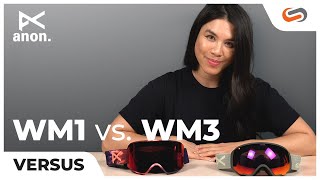 Anon WM1 VS WM3 Snow Goggles  SportRx [upl. by Lallage]