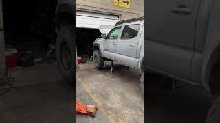 3rd gen Tacoma front differential Eaton ELocker functionality test [upl. by Hukill]