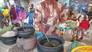 Ofada Rice and Ata Dudu Stew [upl. by Nerta401]