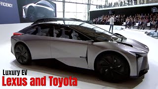 Luxury Electric Lexus LFZC and Toyota FT3e Unveiling [upl. by Wagshul]