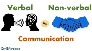 Verbal Vs Nonverbal Communication Difference between them with examples amp comparison chart [upl. by Asher]